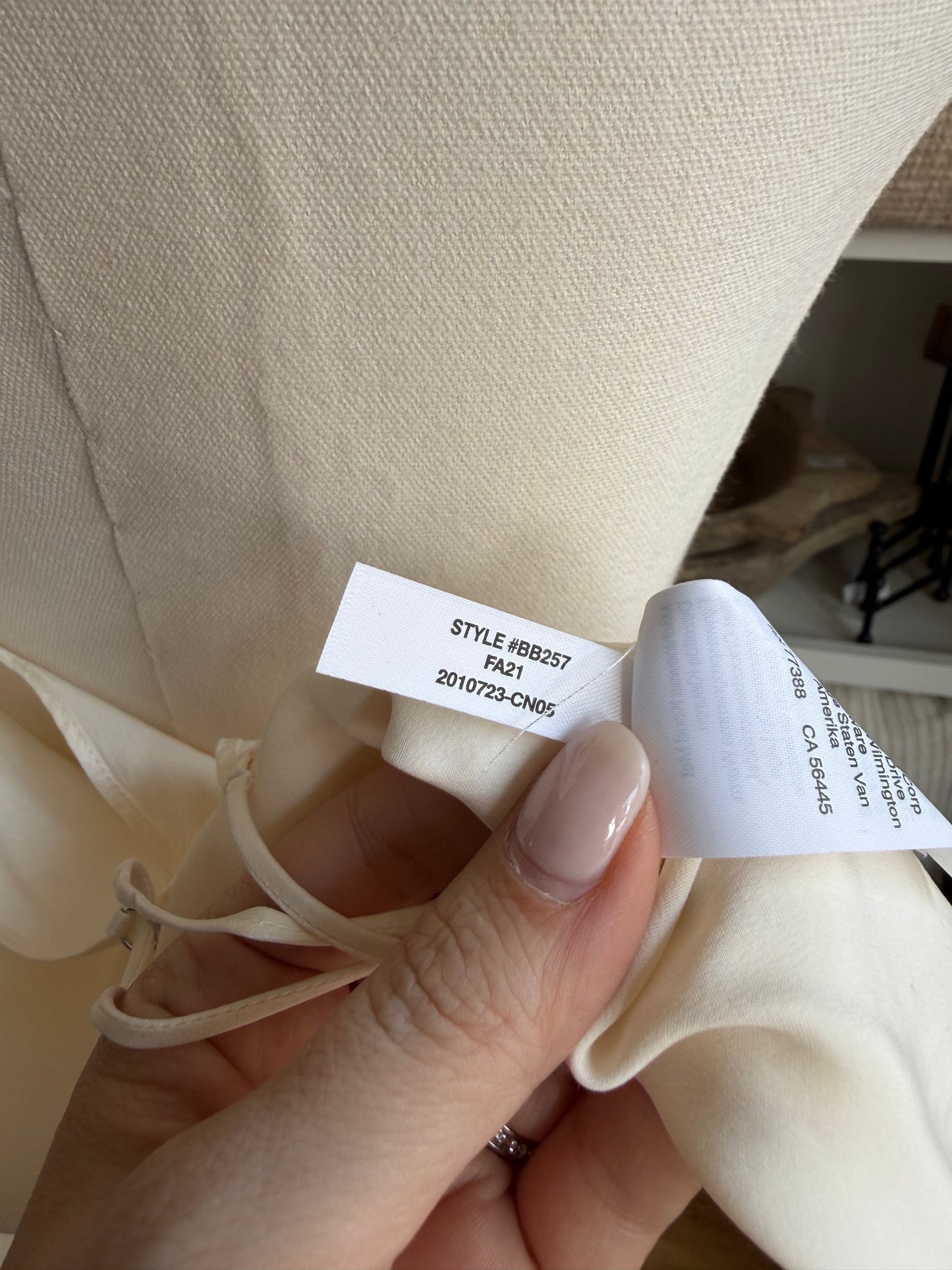 JCrew Cream Silk Camisole. Size S. NWT