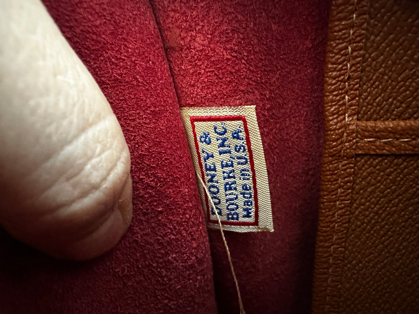 90s Dooney and Bourke zip top satchel in merlot wine