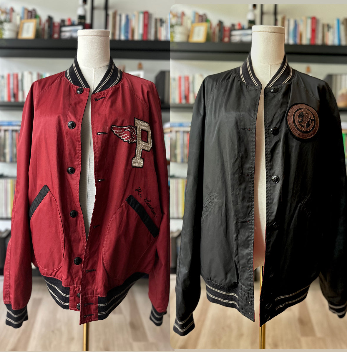00s Polo Ralph Lauren reversible bomber jacket