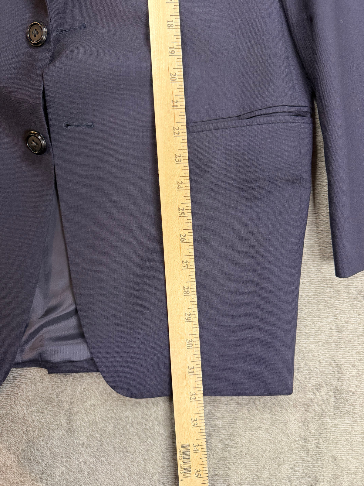 90s Chaps Ralph Lauren navy wool blazer. Fits S-M