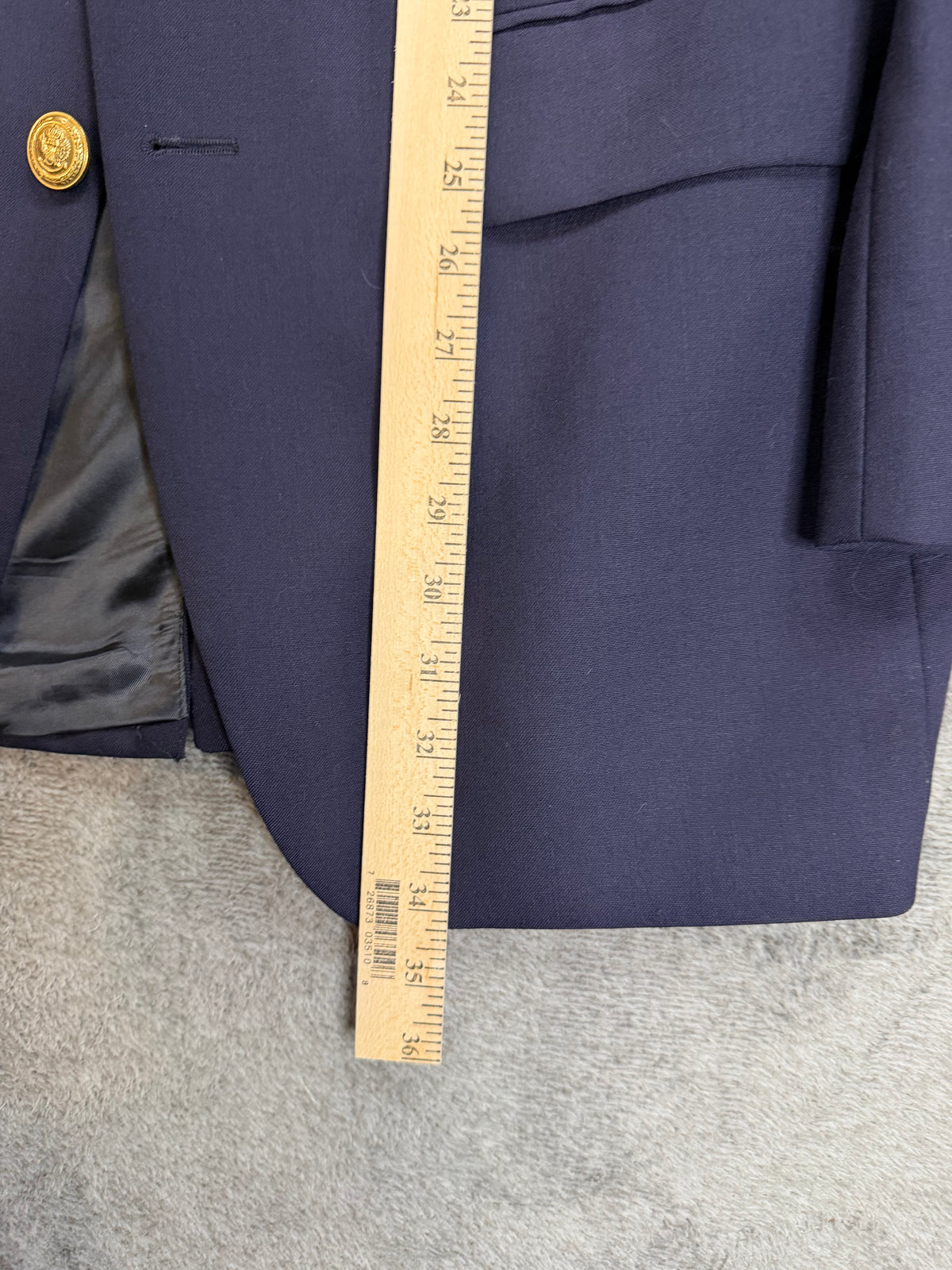 90s Chaps Ralph Lauren navy wool blazer. Fits M-L