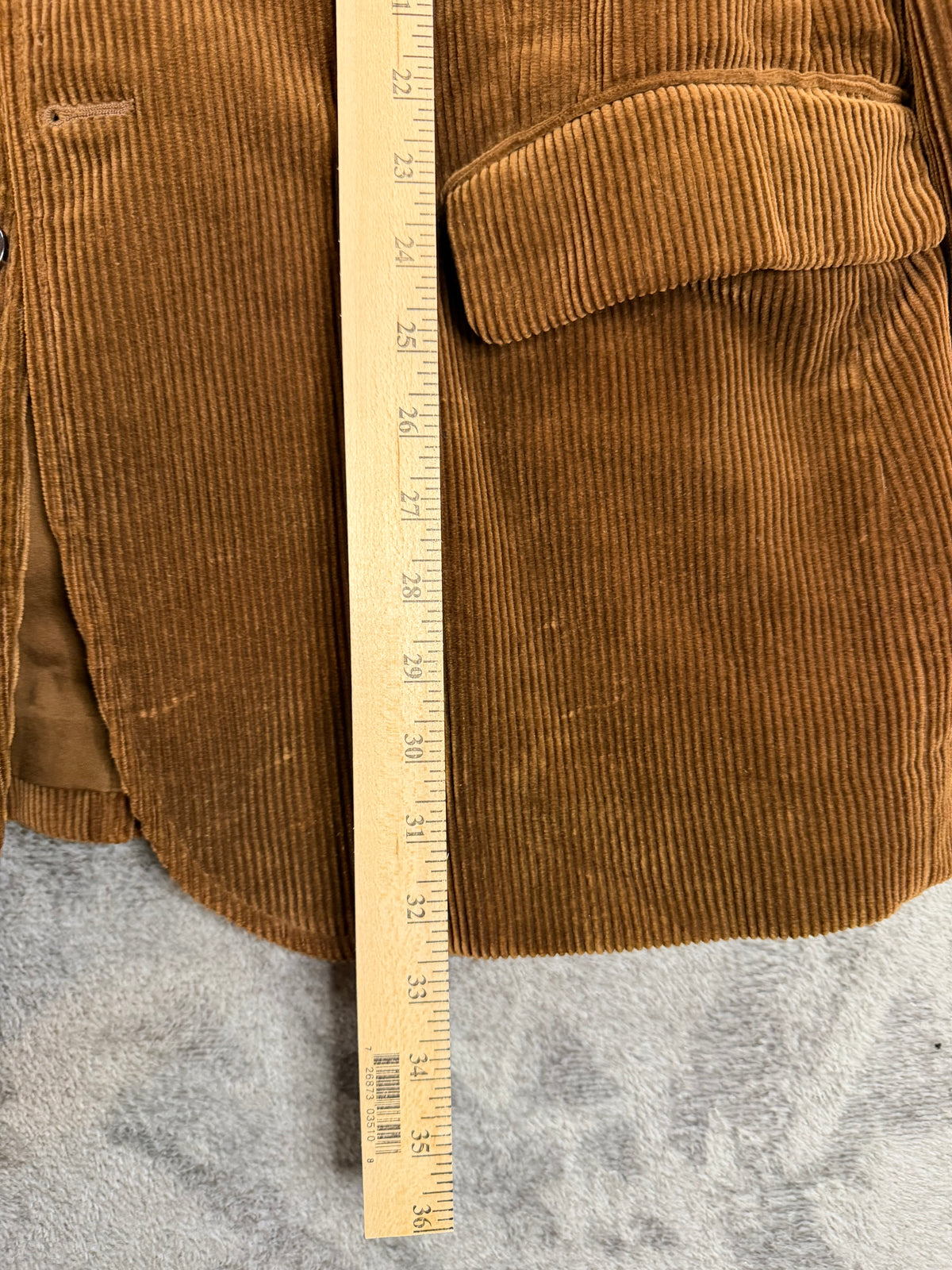 90s Polo Ralph Lauren brown corduroy blazer. Fits M-XL
