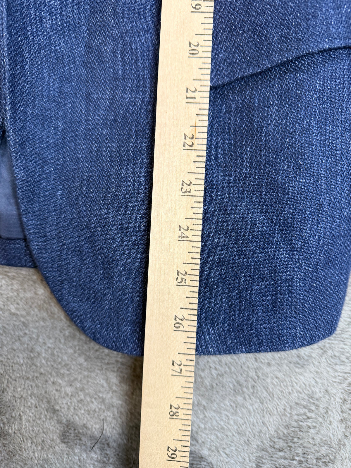 Polo Ralph Lauren blue linen blazer. Fits XXS-XS