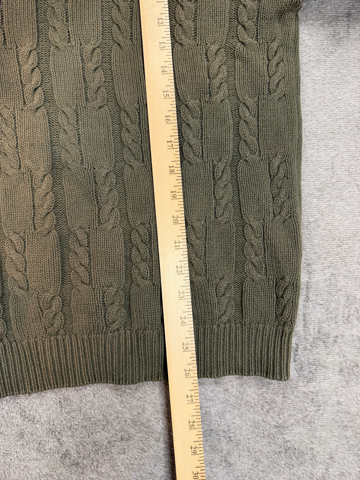 90s Chaps Ralph Lauren green cotton sweater. Fits S-L