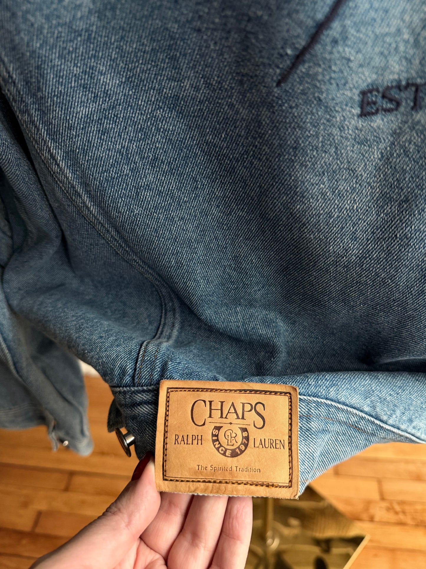 90s Chaps Ralph Lauren denim jacket