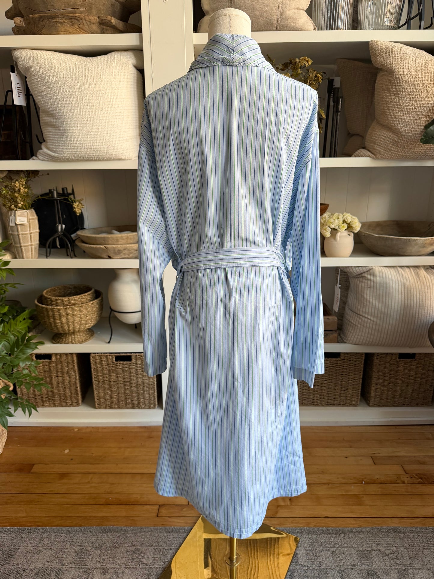 90s Polo Ralph Lauren striped cotton robe