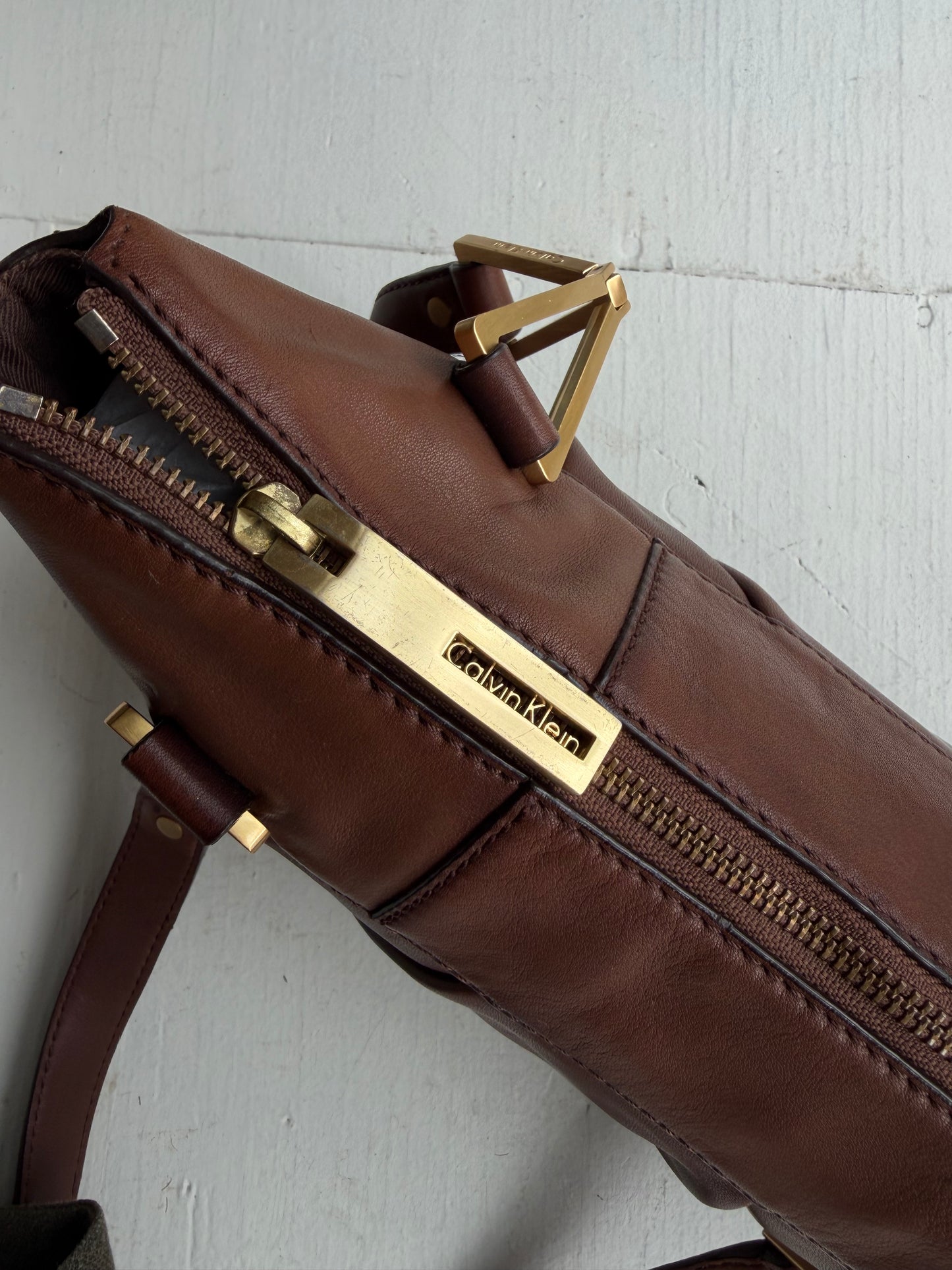 90s/00s Calvin Klein leather bag