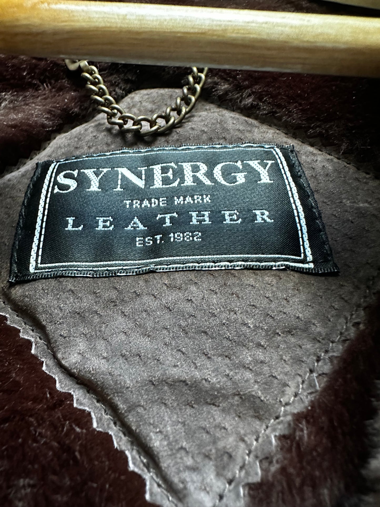 Vintage (new with tags) Synergy suede coat