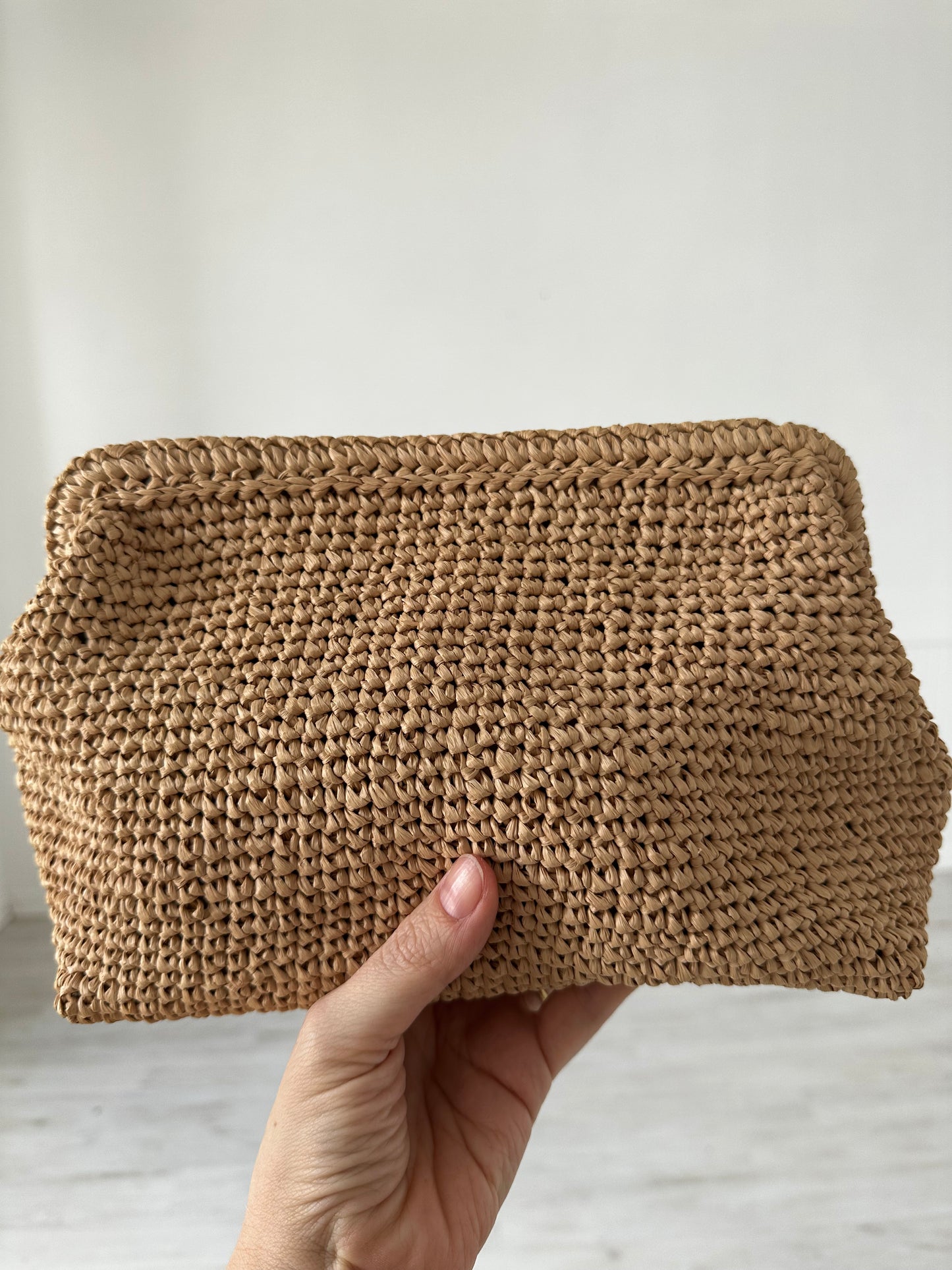 JCrew Portofino handknotted clutch