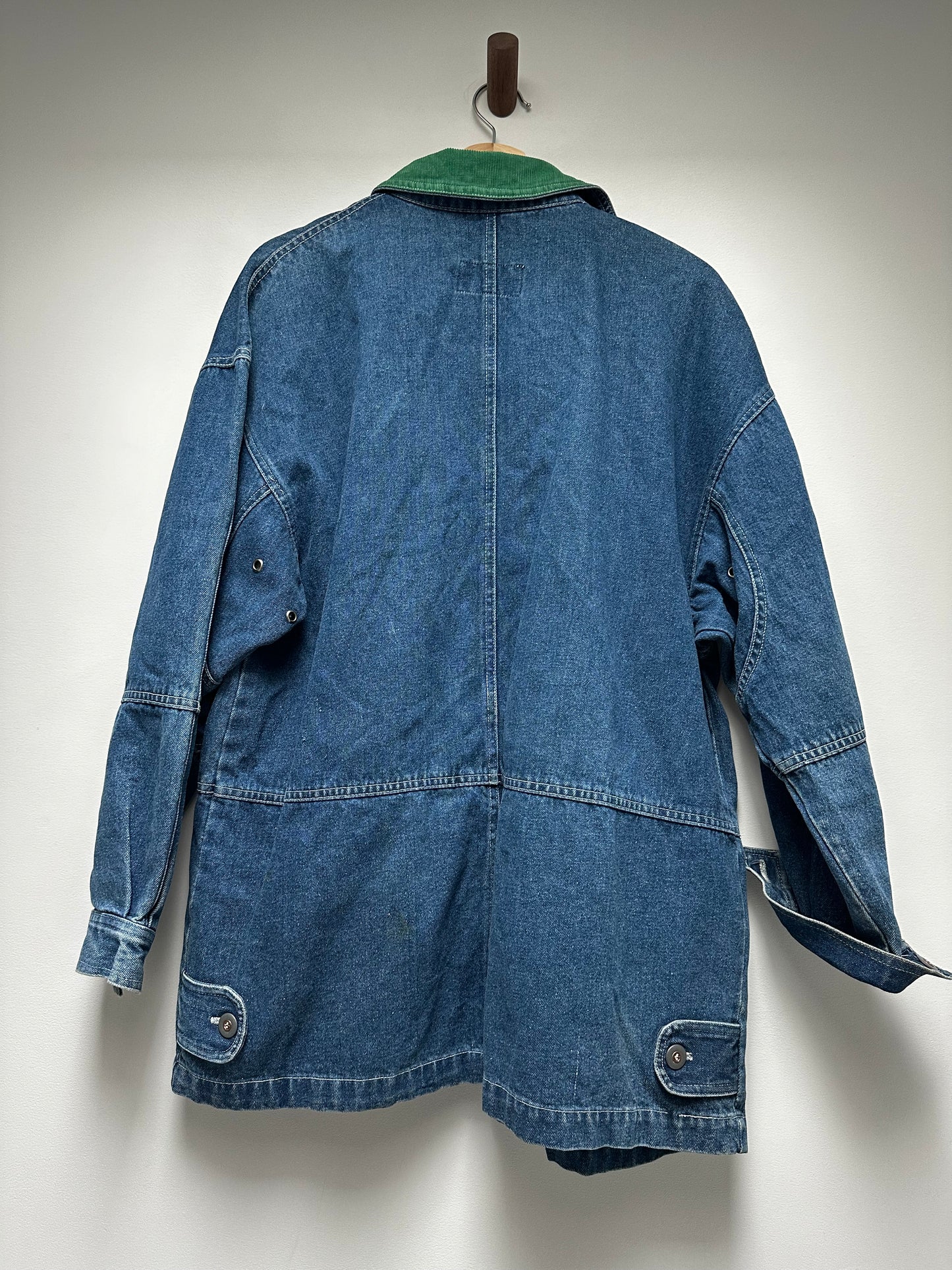 70s vintage Brandon Thomas denim barn coat