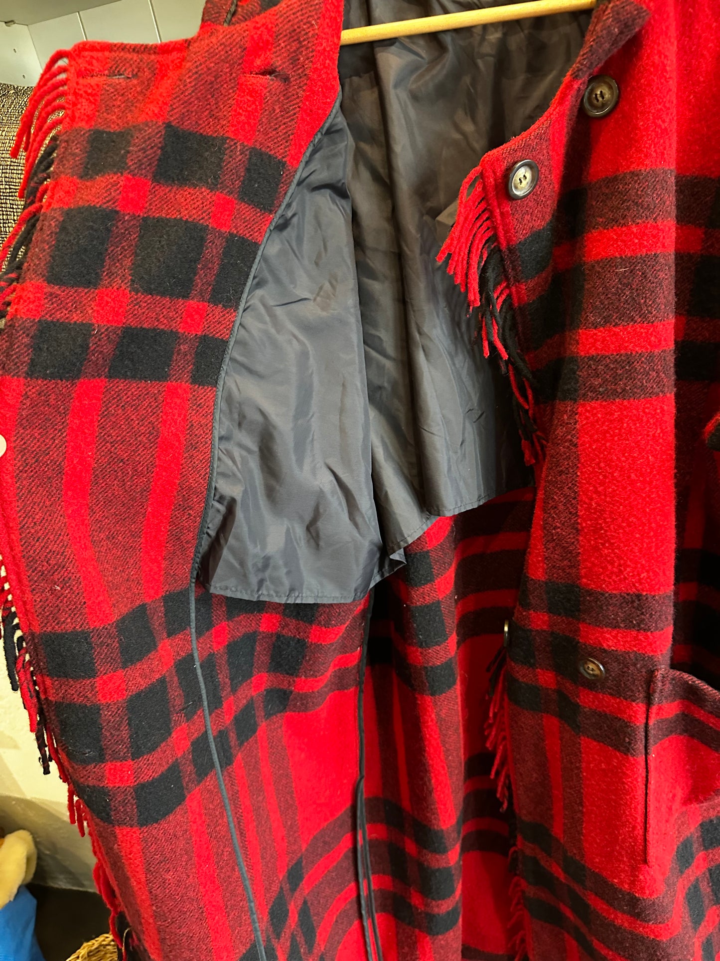 Vintage LL Bean wool blanket coat