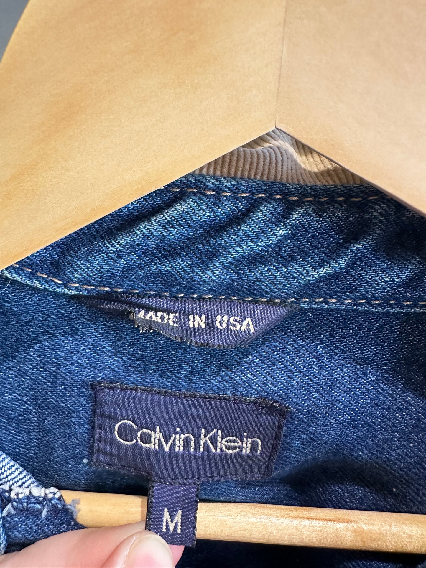 80s vintage Calvin Klein denim jacket