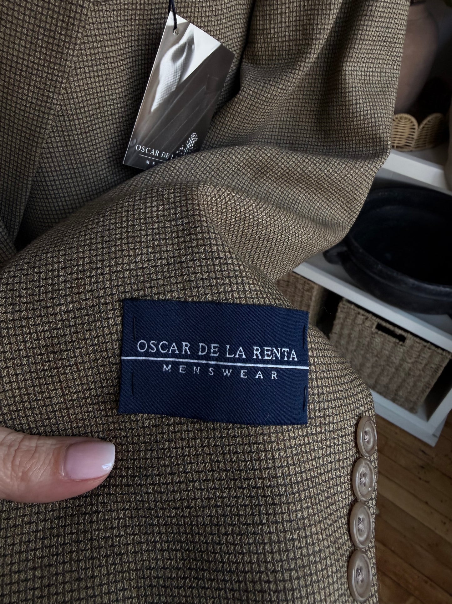 90s Oscar de La Renta wool blazer. NWT