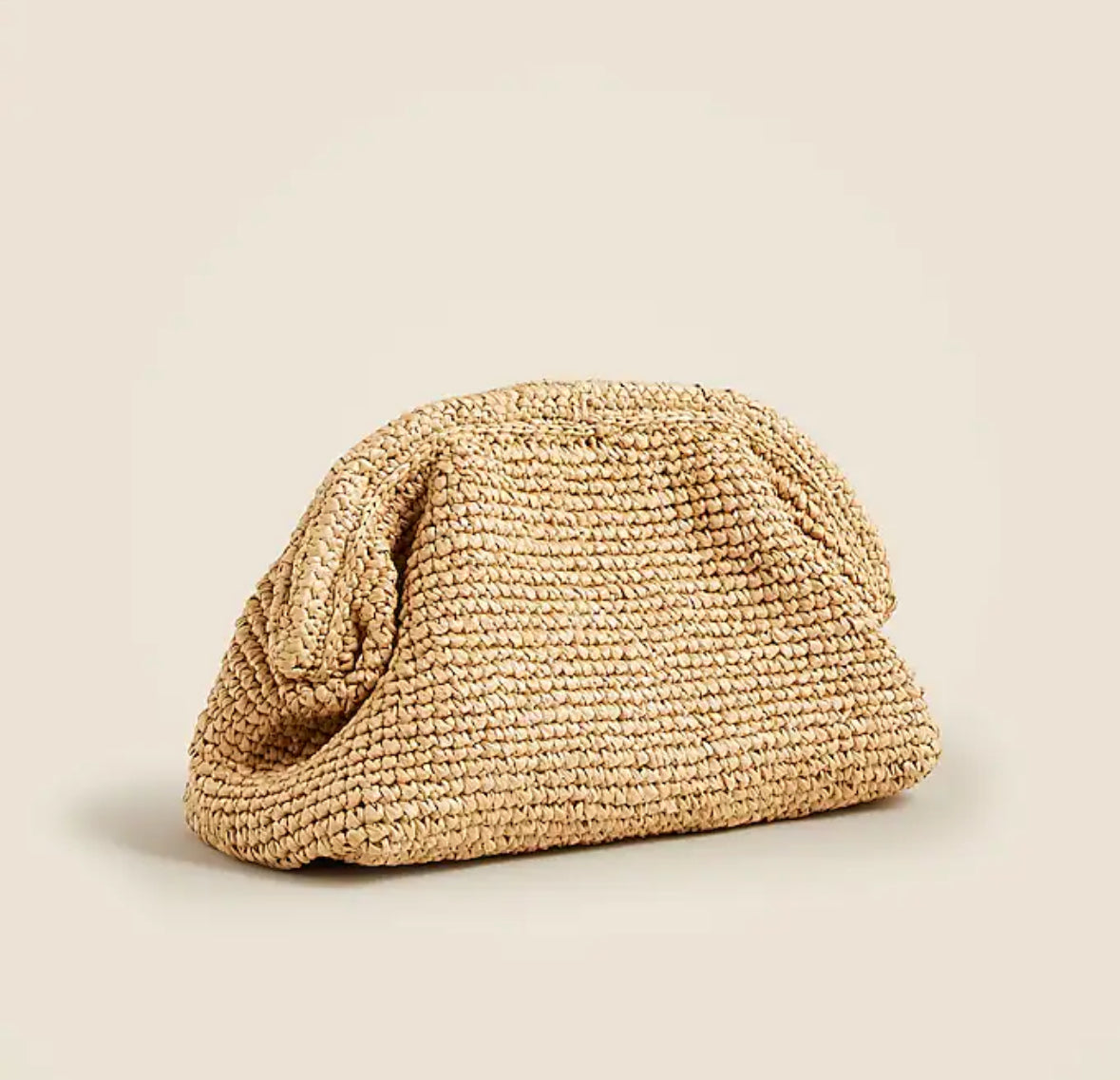 JCrew Portofino handknotted clutch
