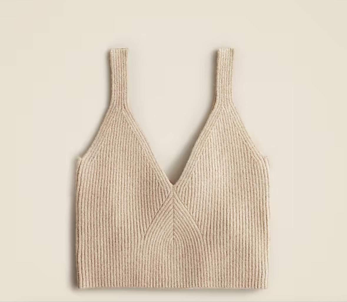 JCrew cashmere cropped tank. Size medium