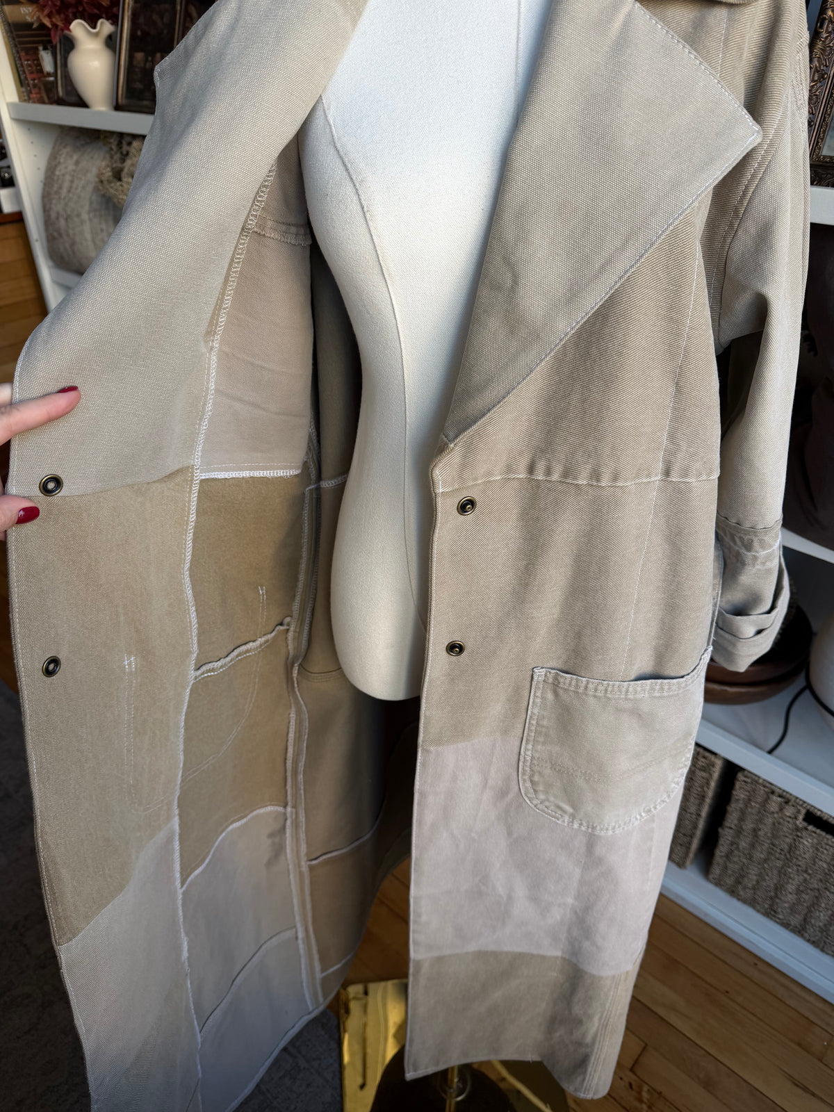#1 Reworked denim trench. Size S