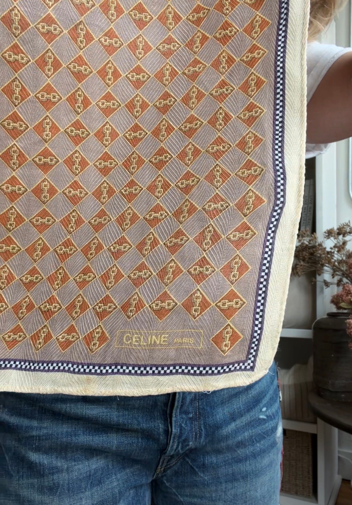 #13 Vintage Celine scarf