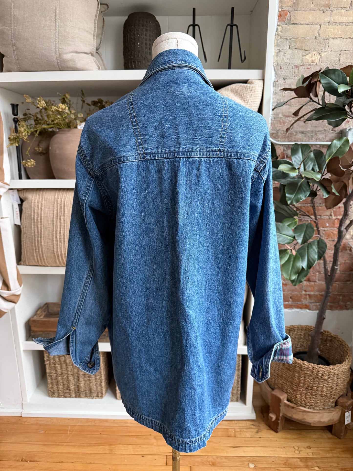 90s Cabin Creek light weight denim chore coat