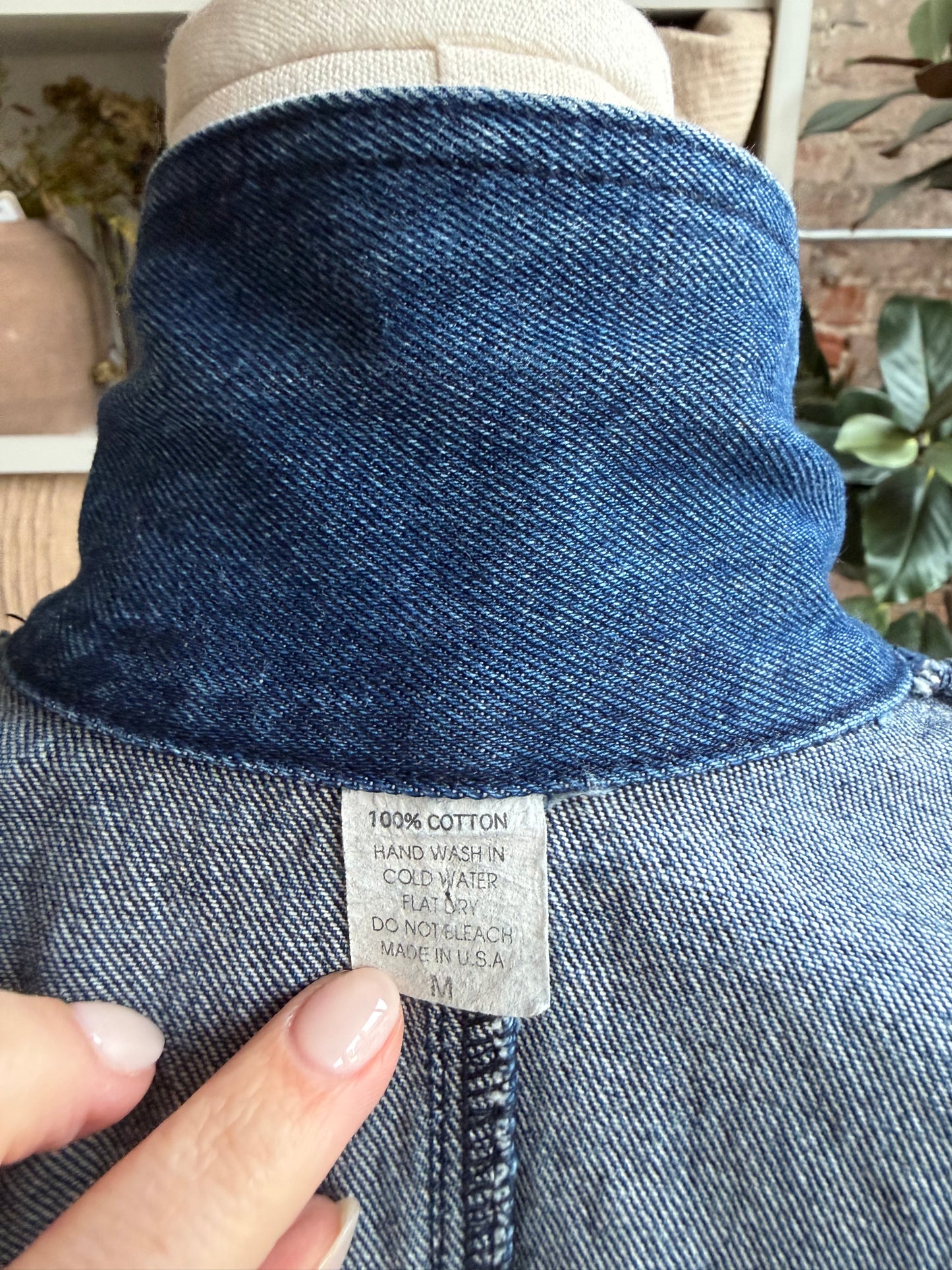 Vintage denim blazer. Made in the USA