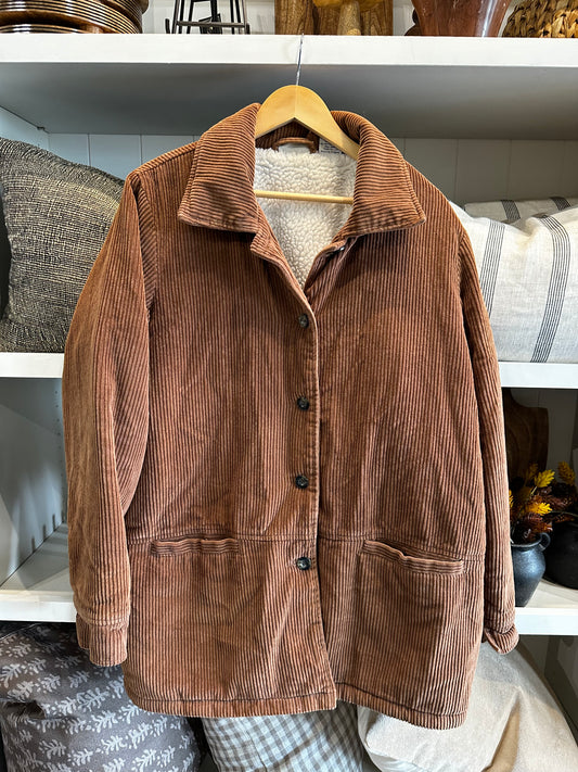 Blair corduroy Sherpa lined chore coat