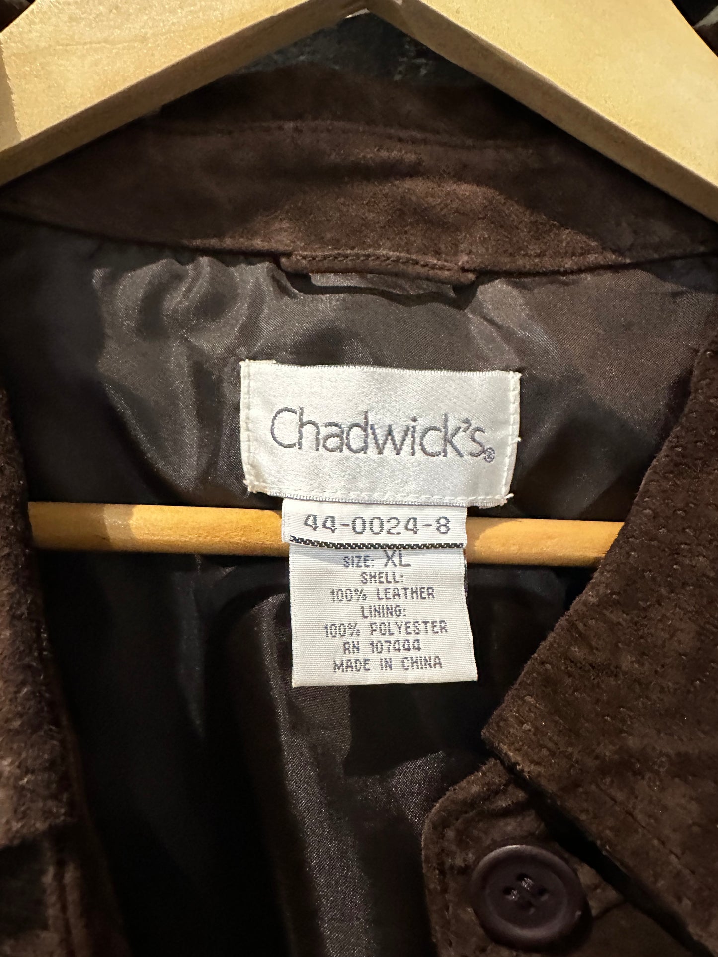 Vintage Chadwick’s suede shirt jacket