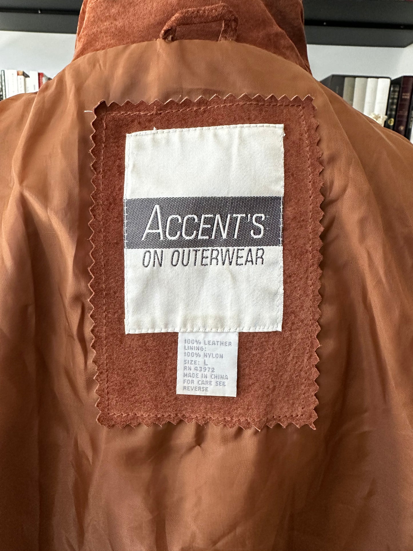 90s Accents Outerwear suede fringe jacket