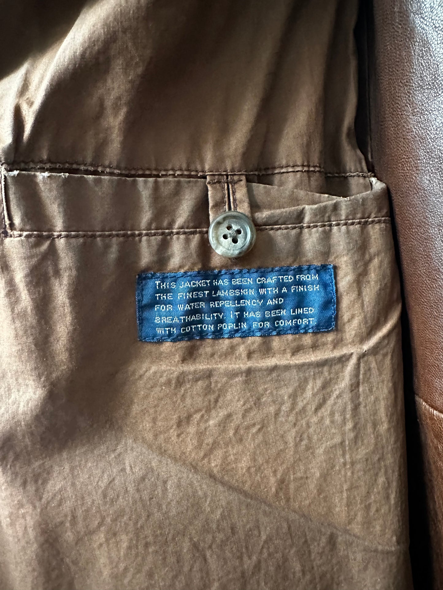 90s Polo Ralph Lauren leather bomber