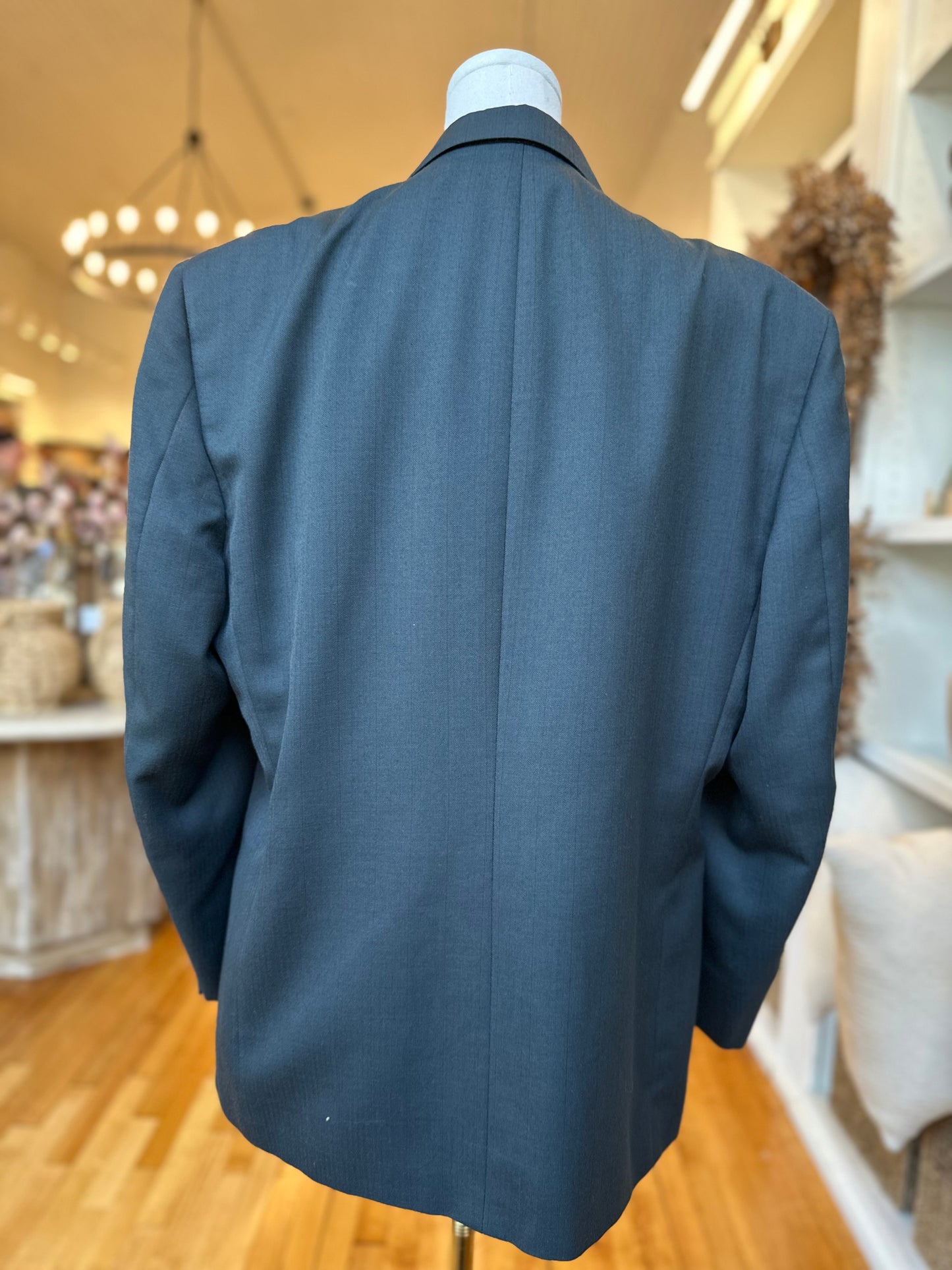 80s/90s Barry wool double breasted blazer