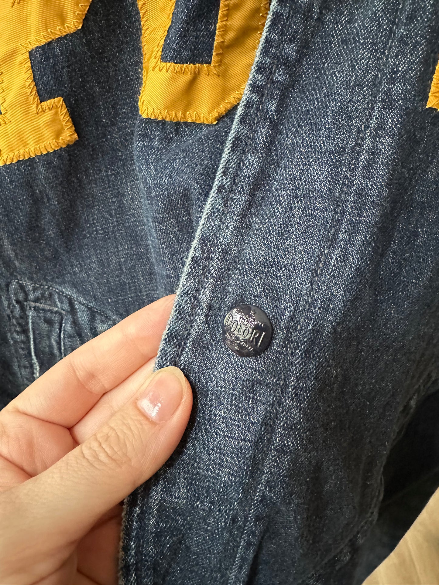 00s Polo Ralph Lauren denim bomber jacket