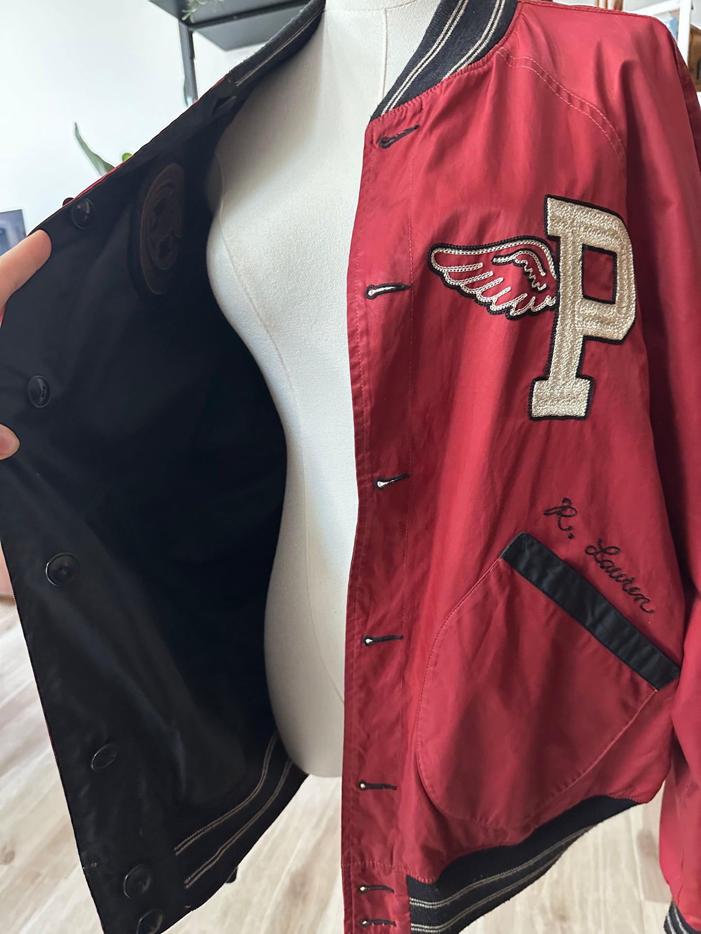00s Polo Ralph Lauren reversible bomber jacket