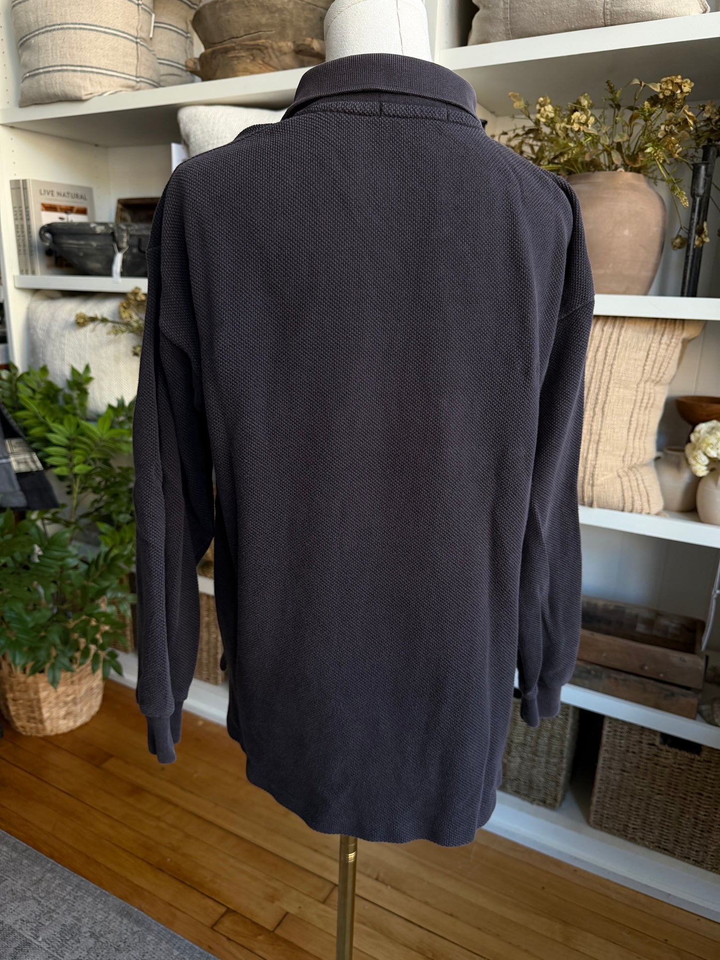 90s JCrew navy rugby