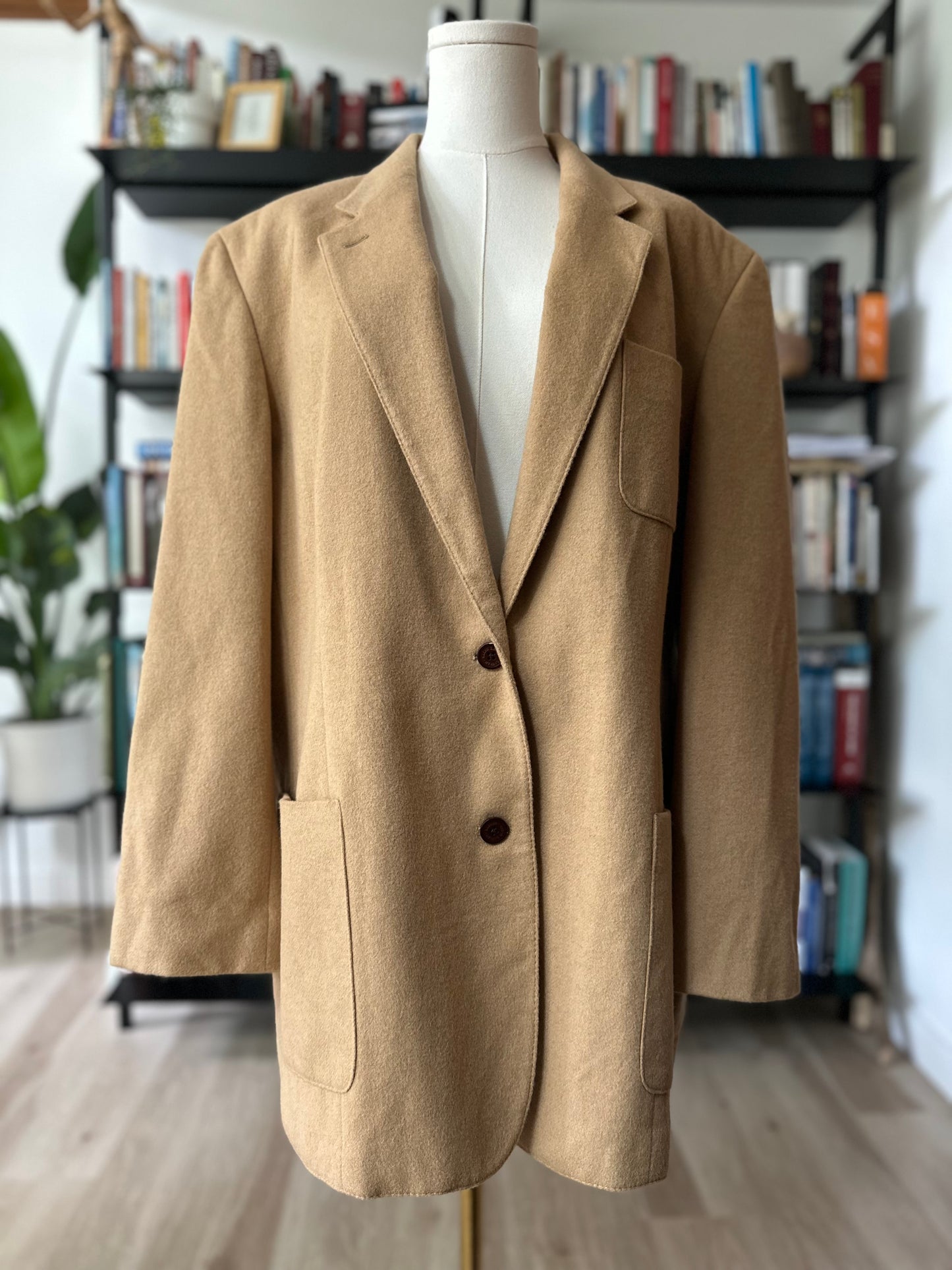80s/90s Lauren by Ralph Lauren wool blazer. Made in the USA