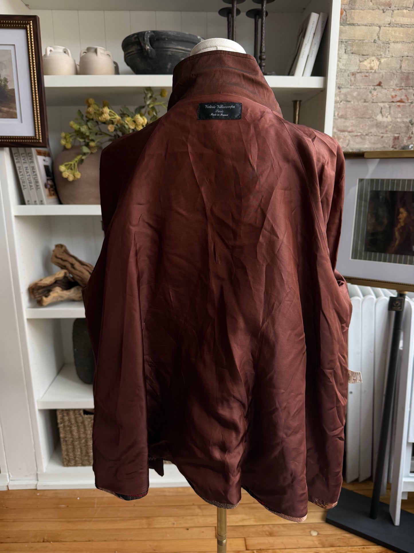 Vintage swing patchwork jacket. Made in Paris