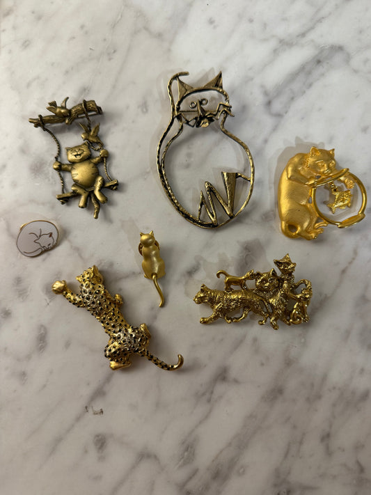 Cat brooch pack