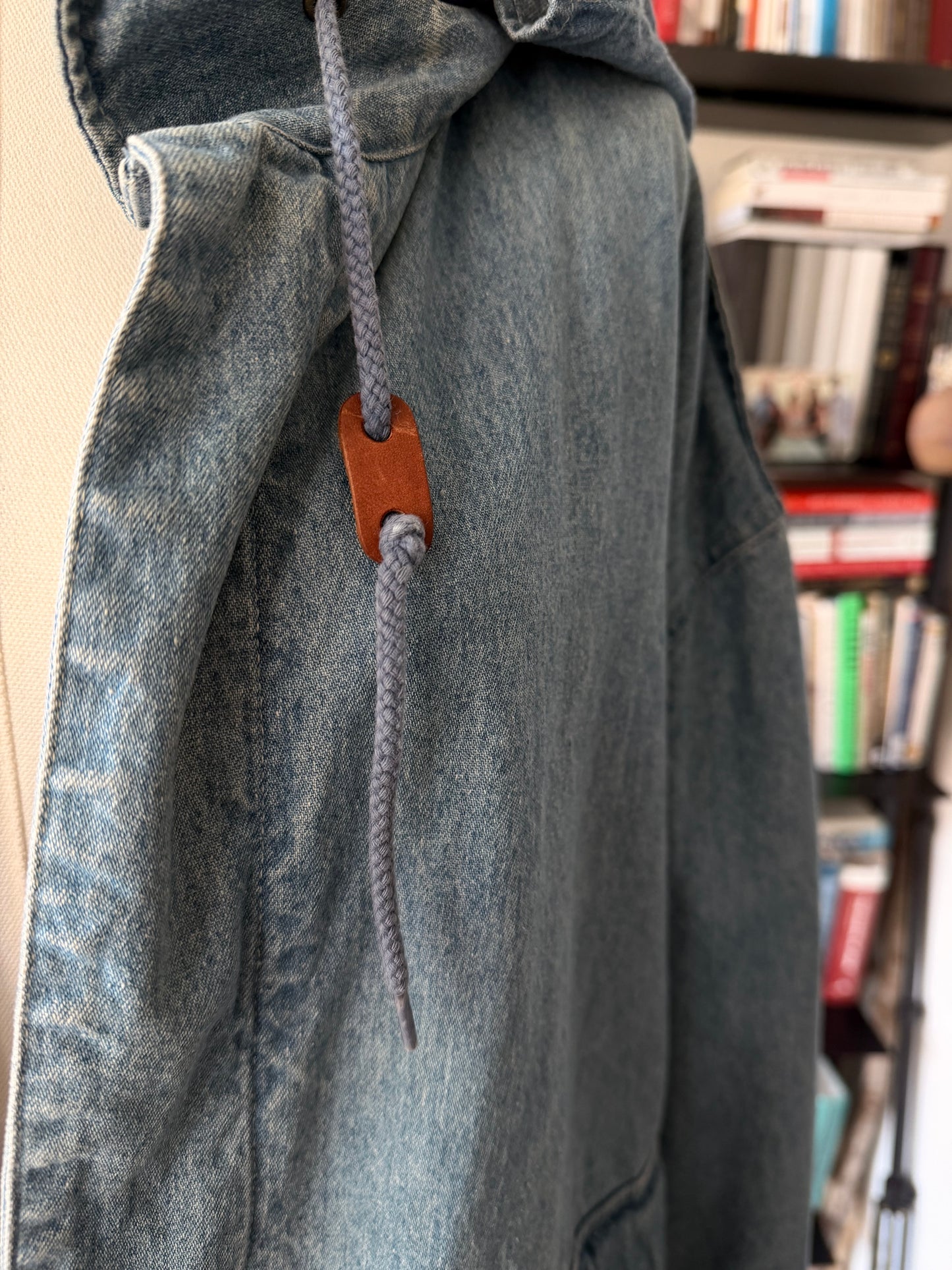 90s Banana Republic denim bomber jacket