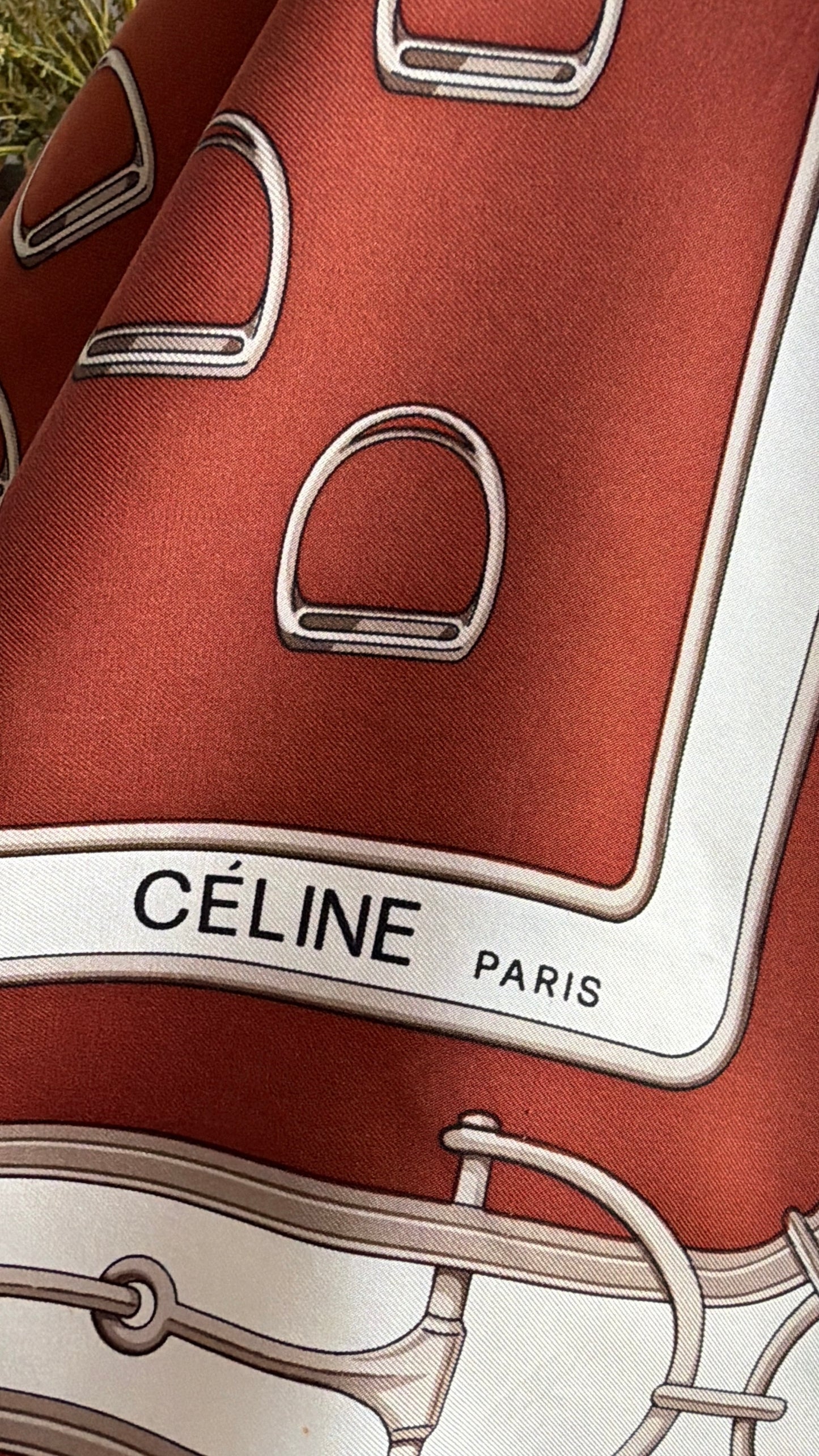 #1 Vintage Celine silk scarf
