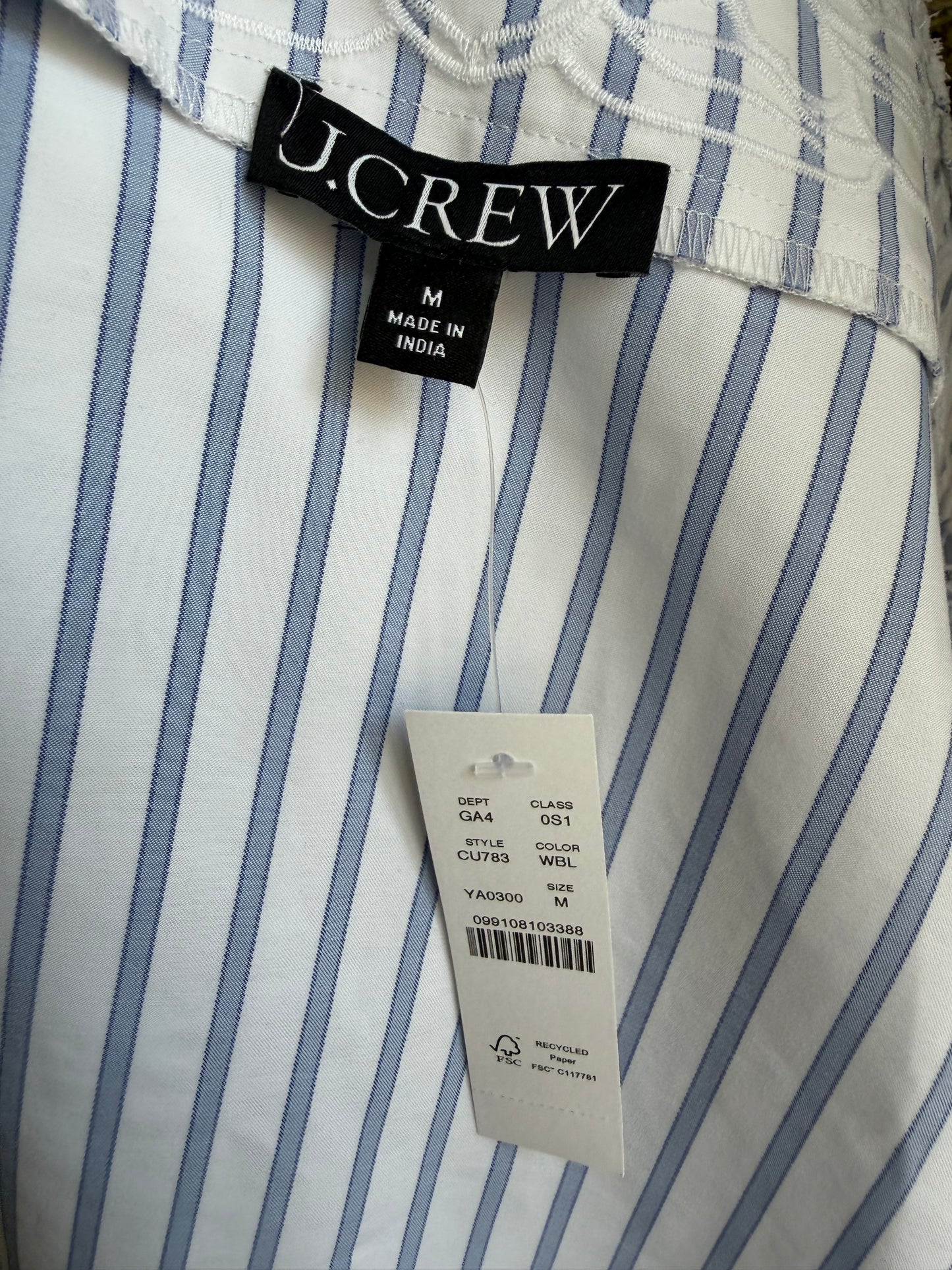 JCrew Ordine mini dress. Size Large. NWT