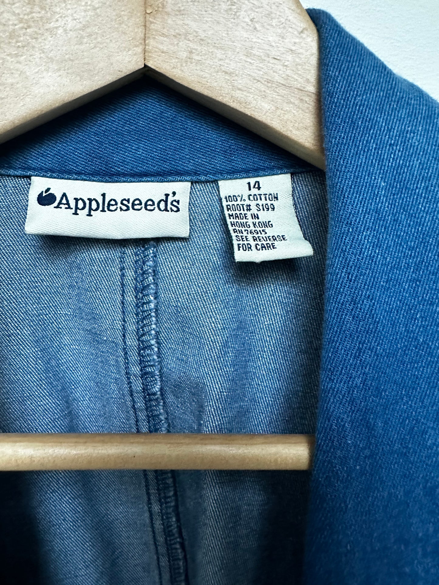 Vintage Appleseed’s denim blazer