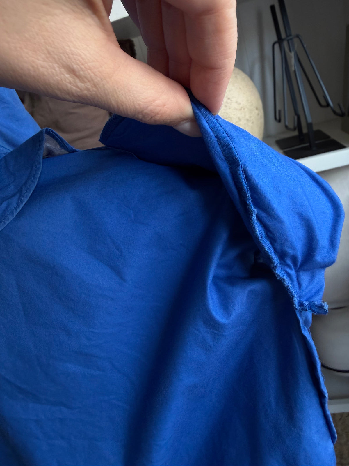 90s Ralph Lauren light weight blue trench. Fits M-XL