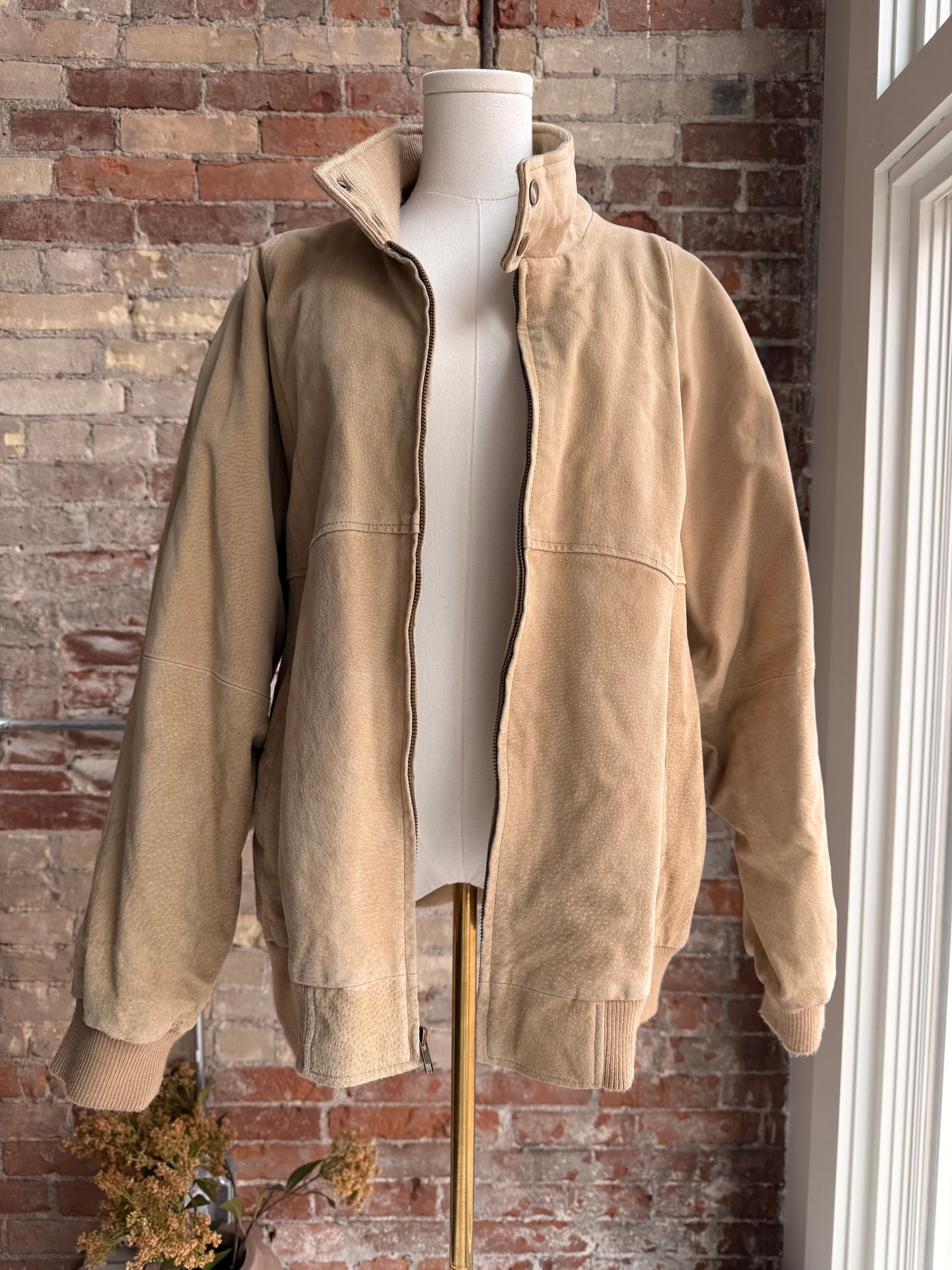 90s Duke suede bomber