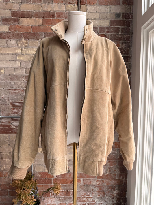 90s Duke suede bomber