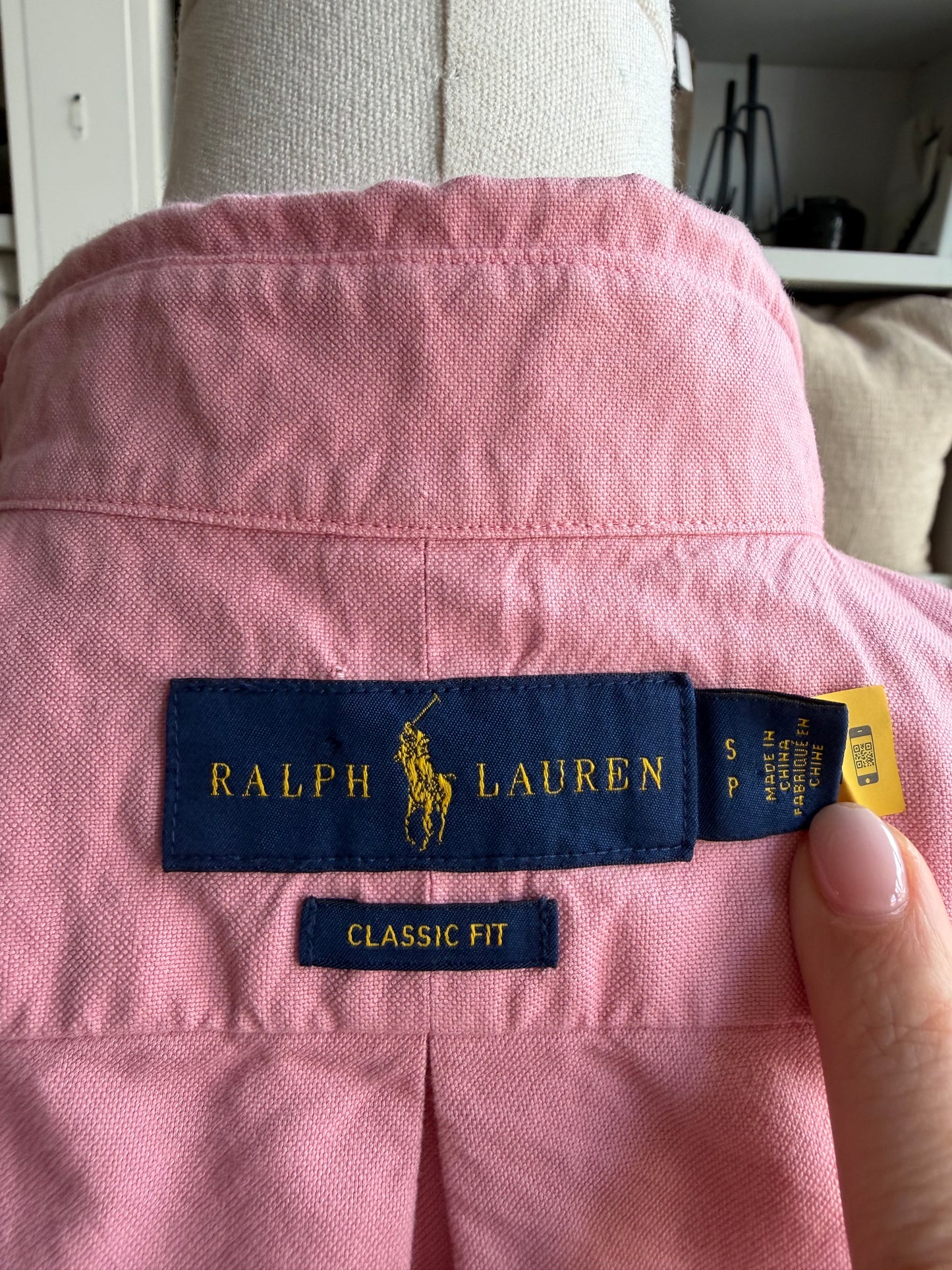 Ralph Lauren pink classic fit button down