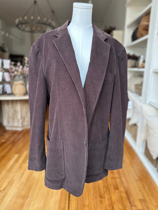 90s Club Room brown corduroy blazer