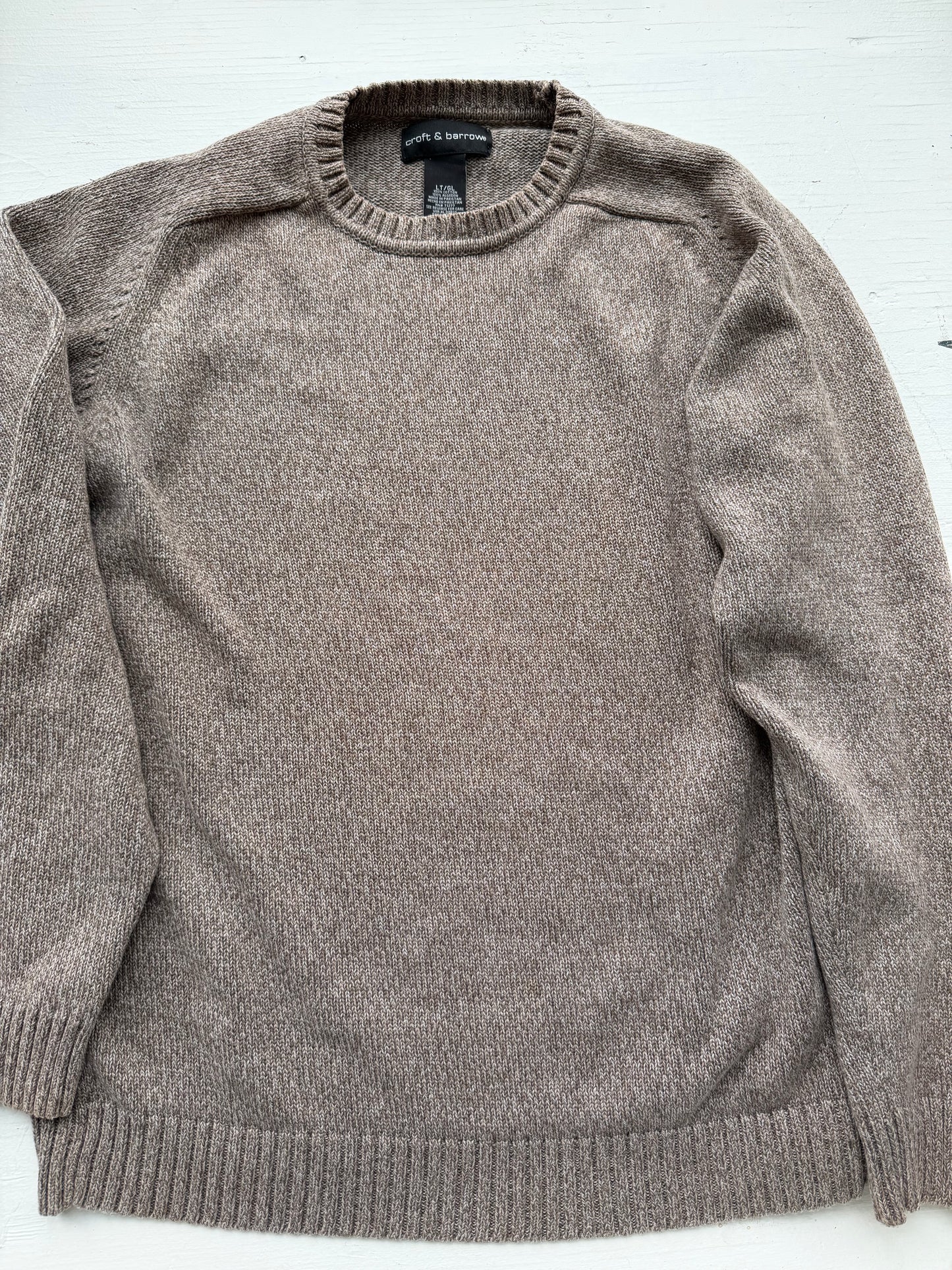 00s Croft and Barrow marled cotton sweater