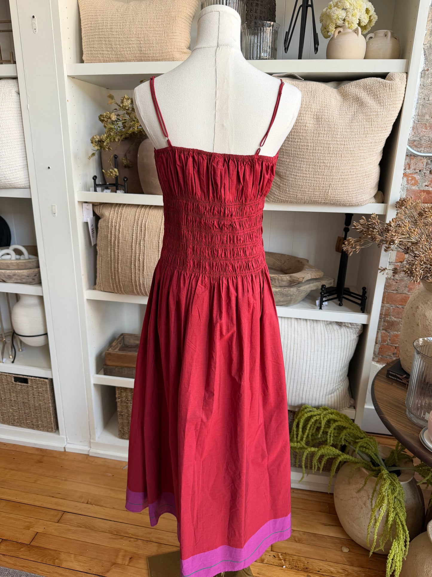 JCrew Reverie color block cotton dress. Size M Tall. NWT