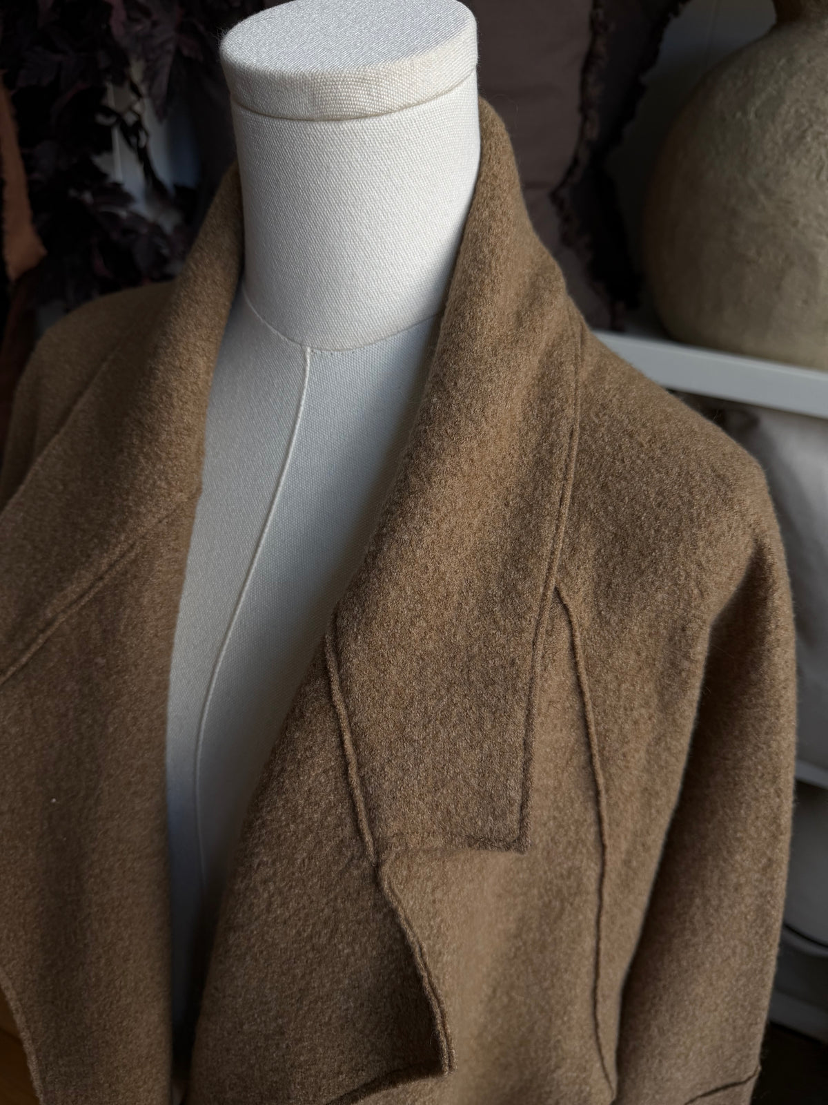 Buck Mason felted wool blanket coat. Size XS