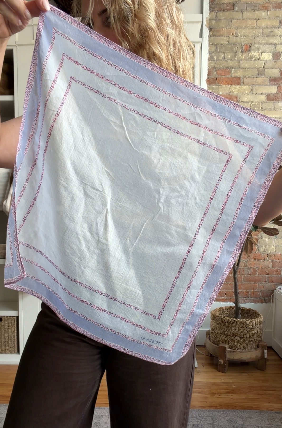 #2 Vintage Givenchy cotton scarf