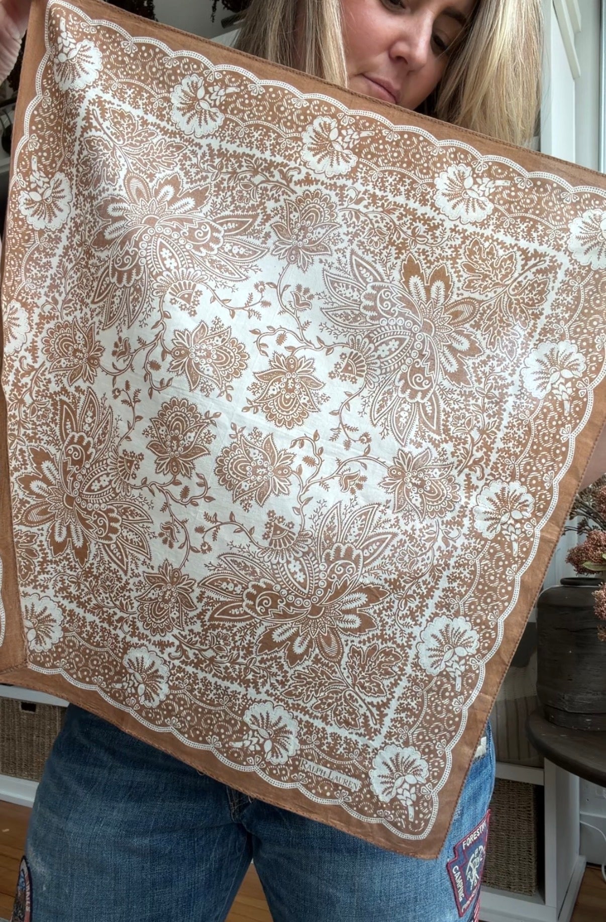 #12 Vintage Ralph Lauren scarf