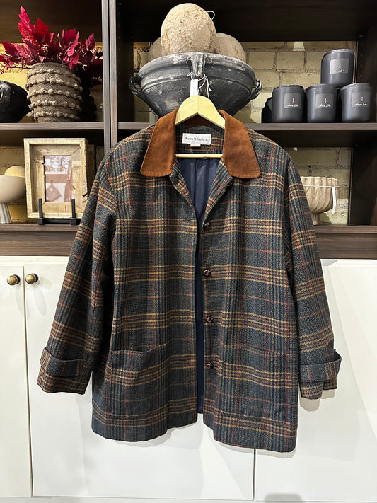 Vintage Norton McNaughton tweed chore coat