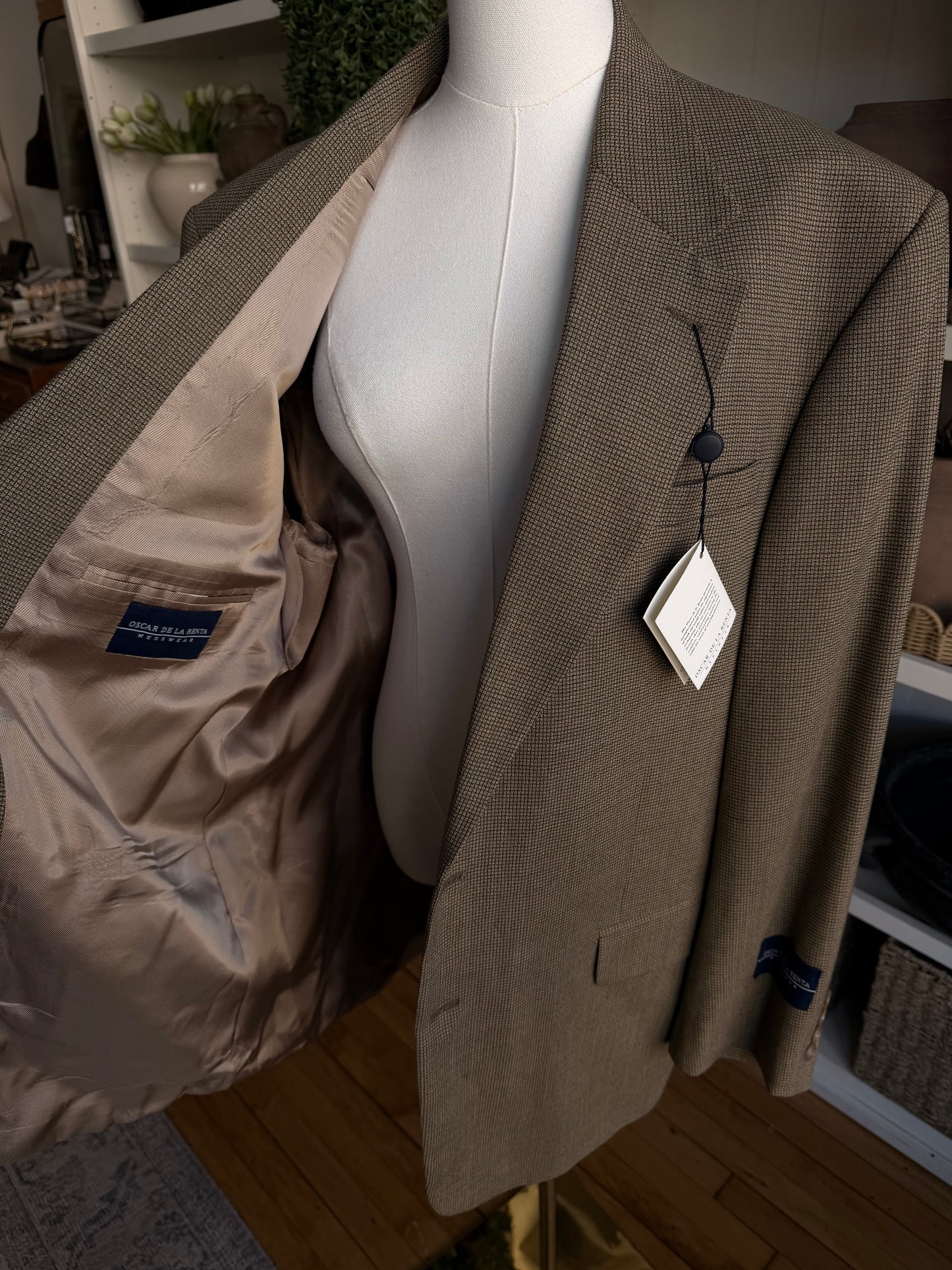 90s Oscar de La Renta wool blazer. NWT